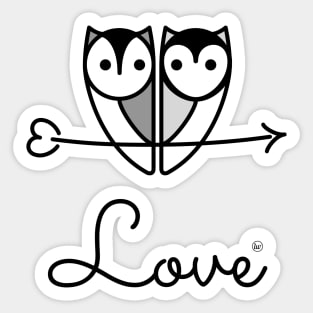 Love Owls Sticker